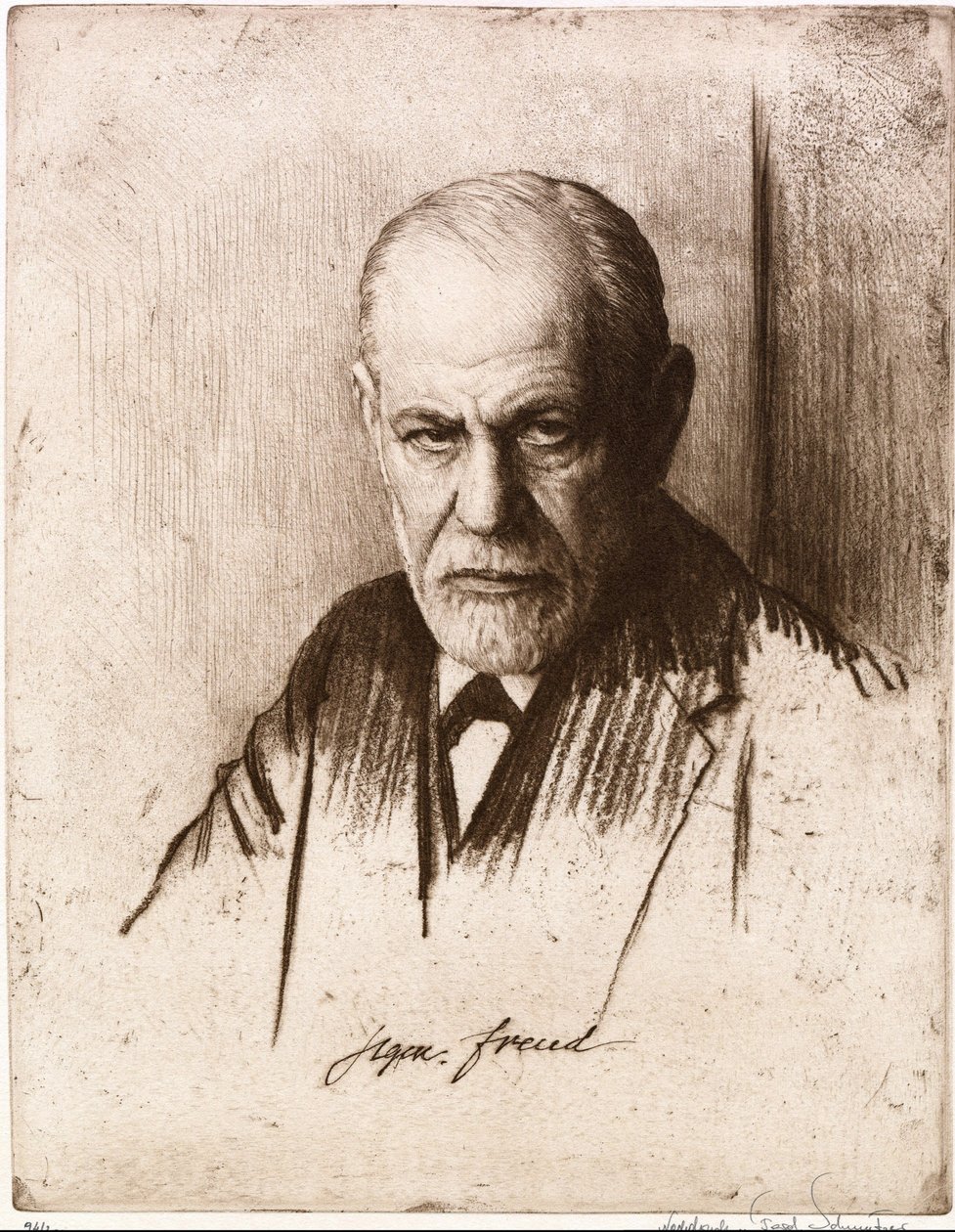 Portrait de Sigmund Freud - Ferdinand Schmutzer