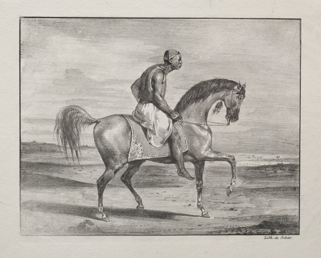 Africain à cheval, 1823 - Ferdinand Victor Eugene Delacroix