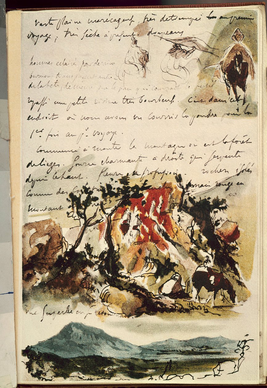 Carnets du Maroc - Ferdinand Victor Eugene Delacroix