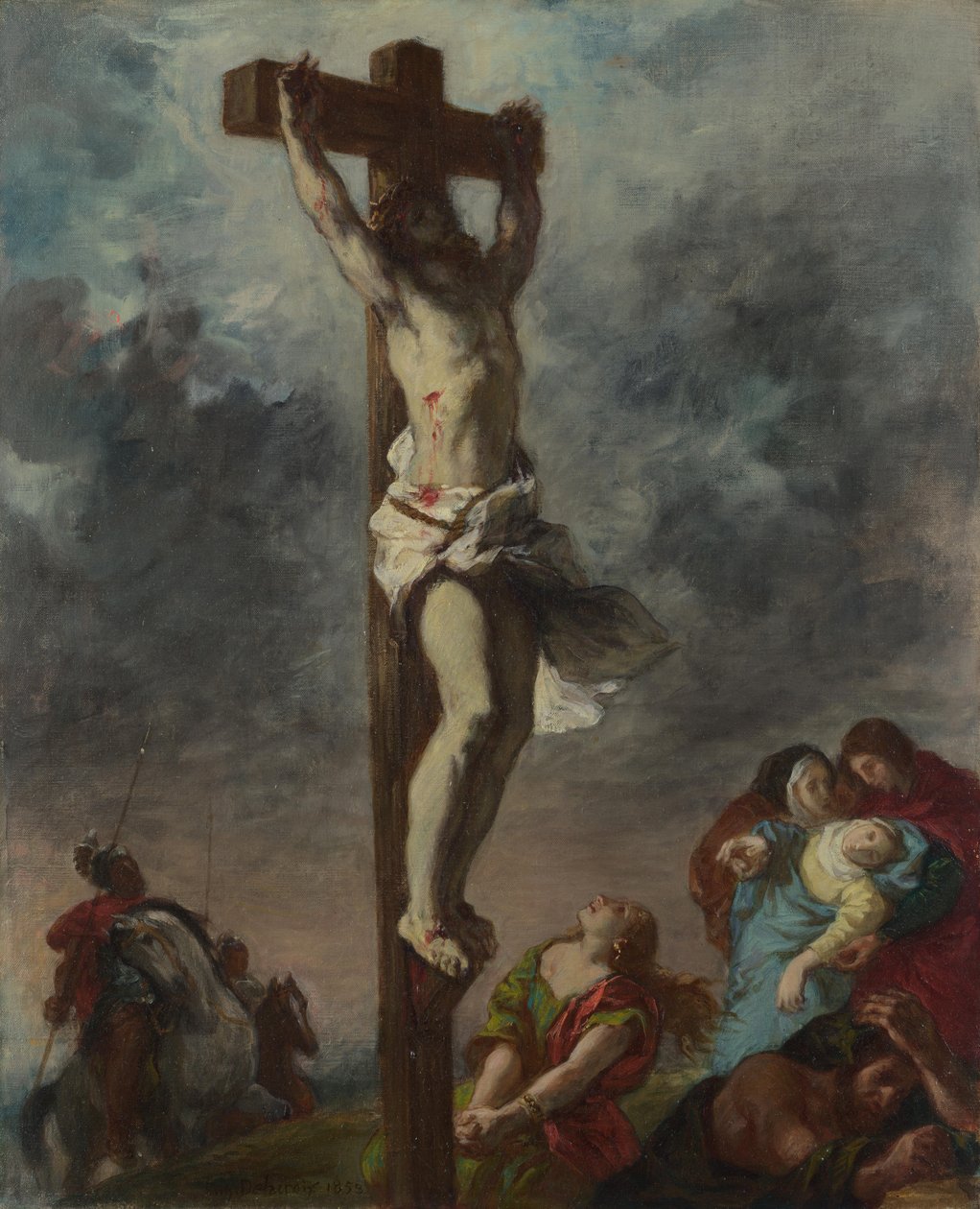 Christ en croix, 1853 - Ferdinand Victor Eugene Delacroix