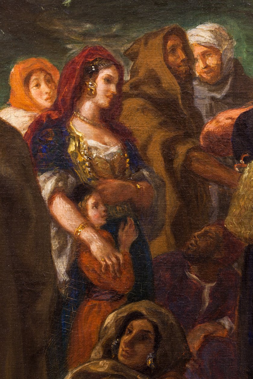 Comediens ou bouffons arabes - Ferdinand Victor Eugene Delacroix