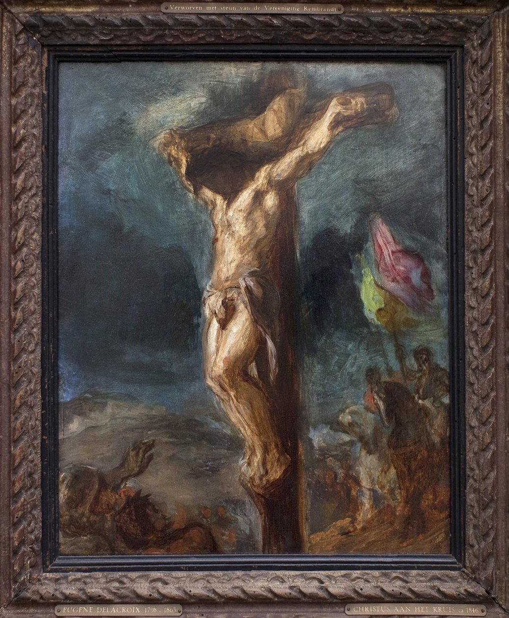 Crucifixion. Peinture d
