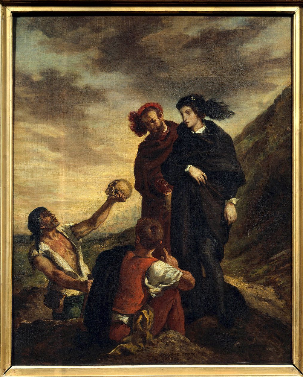 Hamlet et Horatio au cimetière - Ferdinand Victor Eugene Delacroix