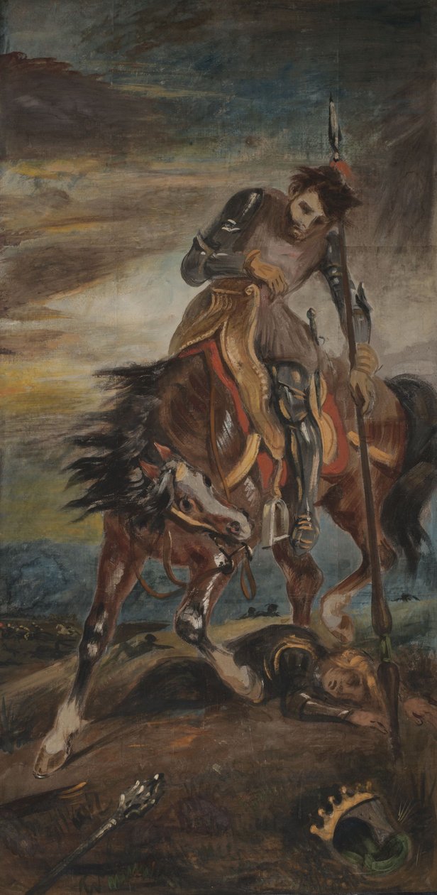 Roi Rodrigo - Ferdinand Victor Eugene Delacroix