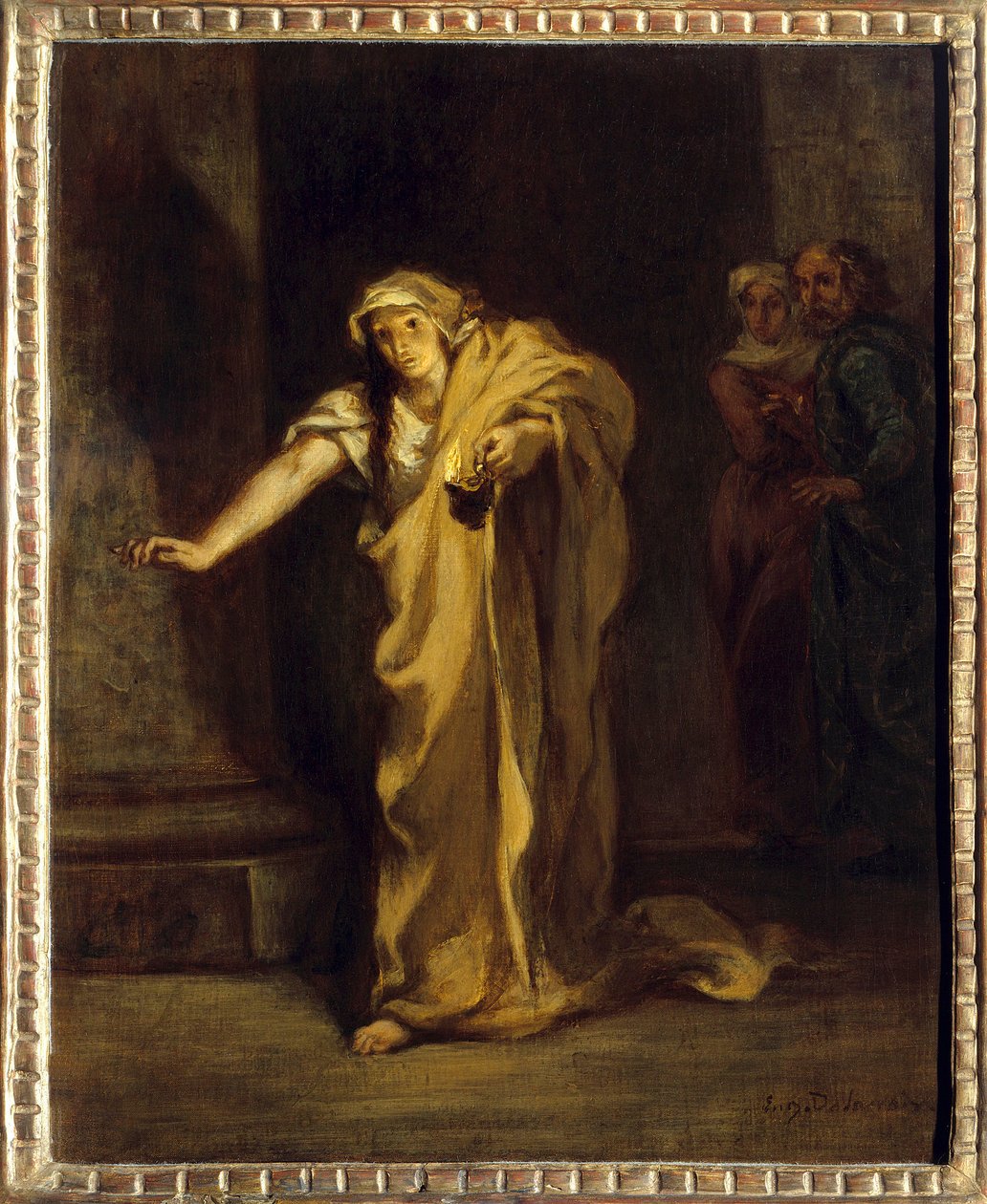 Lady Macbeth somnambule. Illustration de l