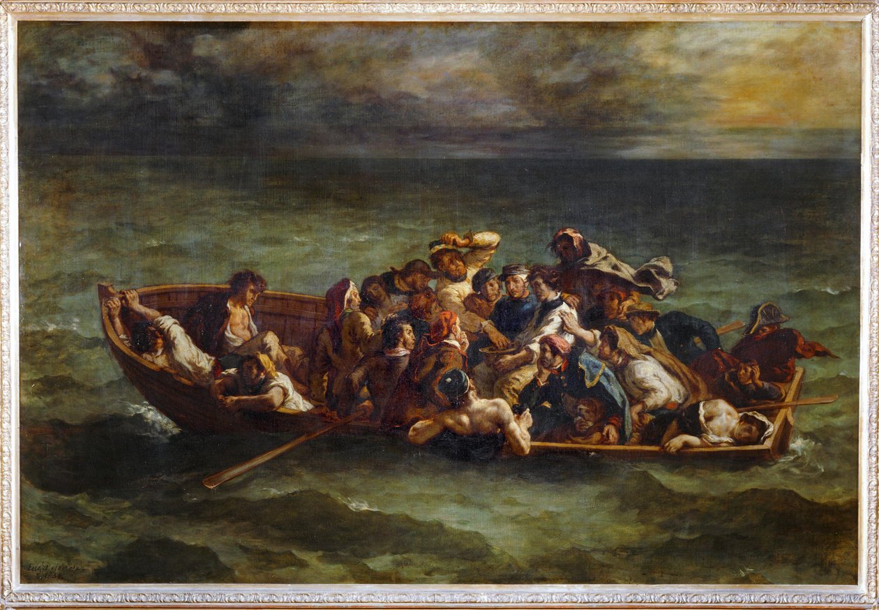 Le Naufrage de Don Juan - The Shipwreck of Don Juan. Salon de 1841 ... - Ferdinand Victor Eugene Delacroix
