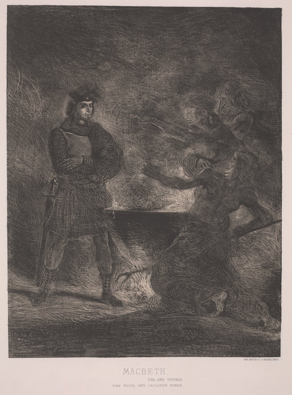 Macbeth - Ferdinand Victor Eugene Delacroix