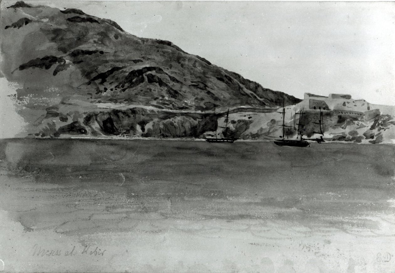 Mers El-Kebir, Algérie - Ferdinand Victor Eugene Delacroix