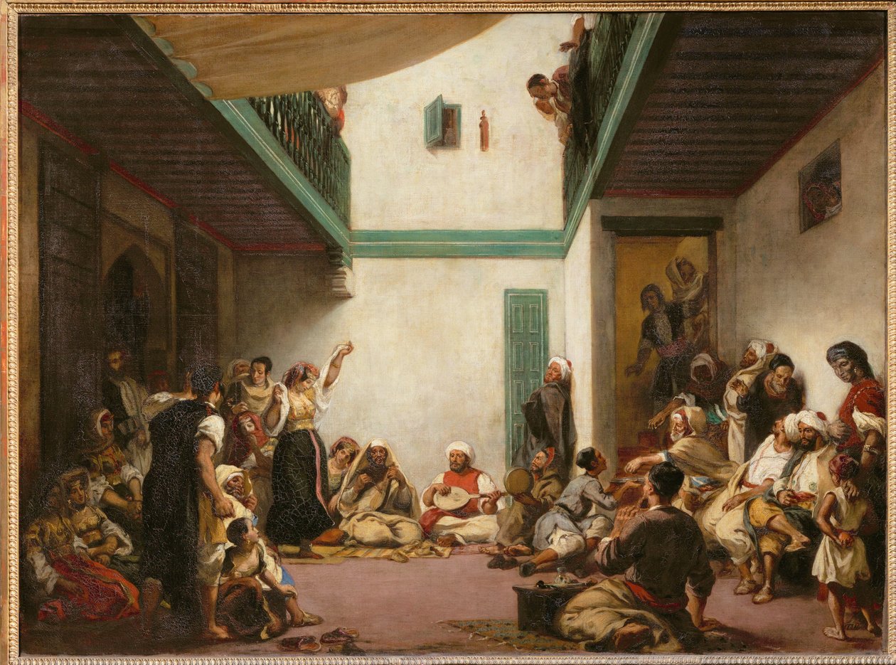 Noce juive dans le Maroc … - Ferdinand Victor Eugene Delacroix