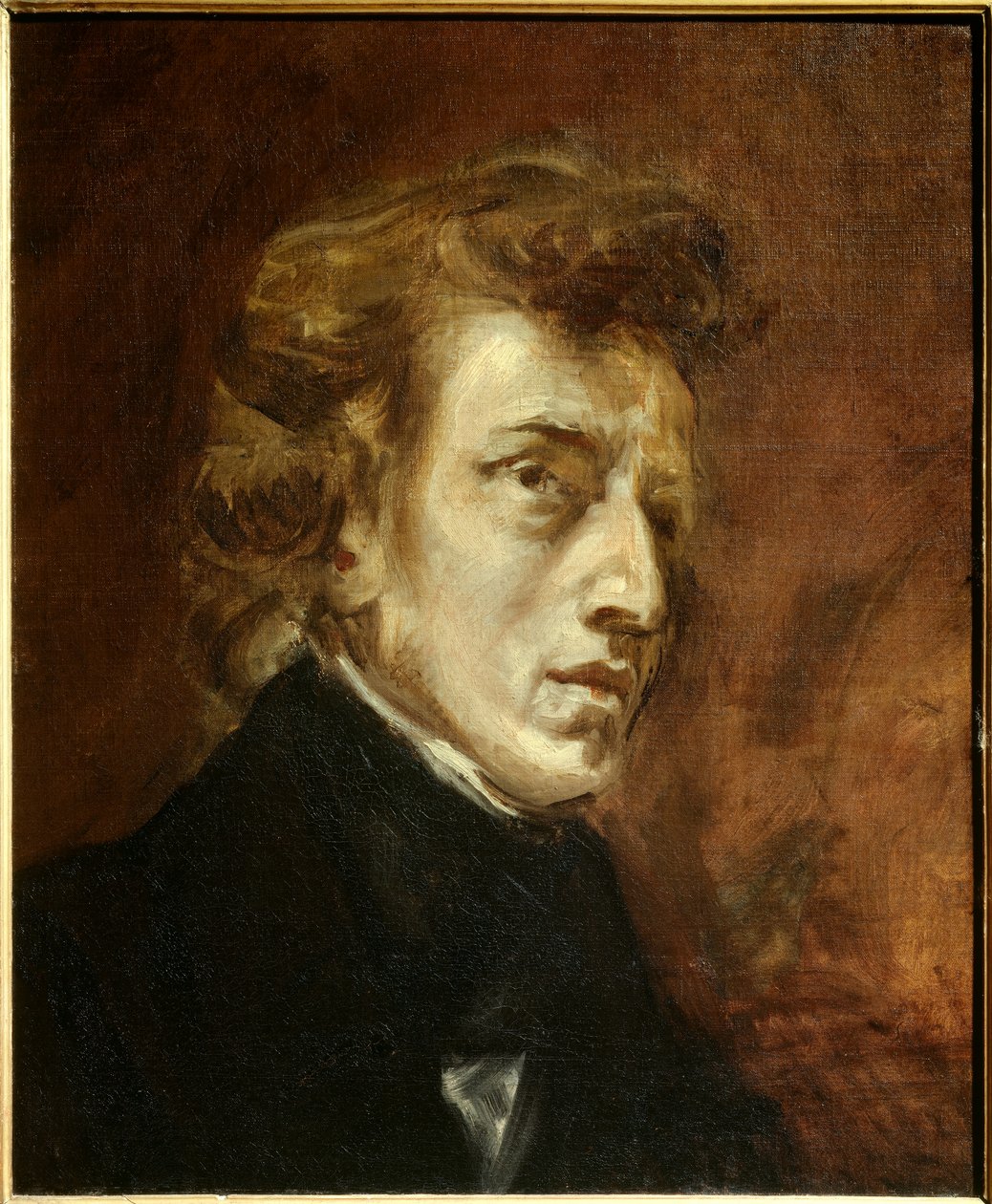 Portrait de Frédéric Chopin - Ferdinand Victor Eugene Delacroix