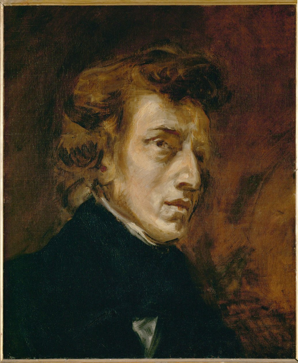 Portrait de Frédéric Chopin ... - Ferdinand Victor Eugene Delacroix