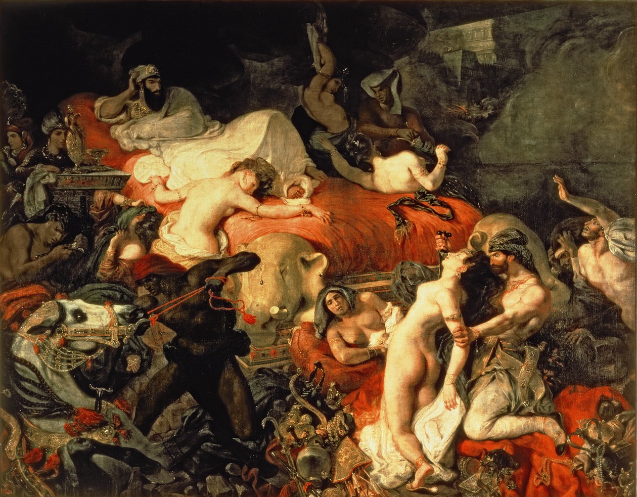 La Mort de Sardanapale - Ferdinand Victor Eugene Delacroix