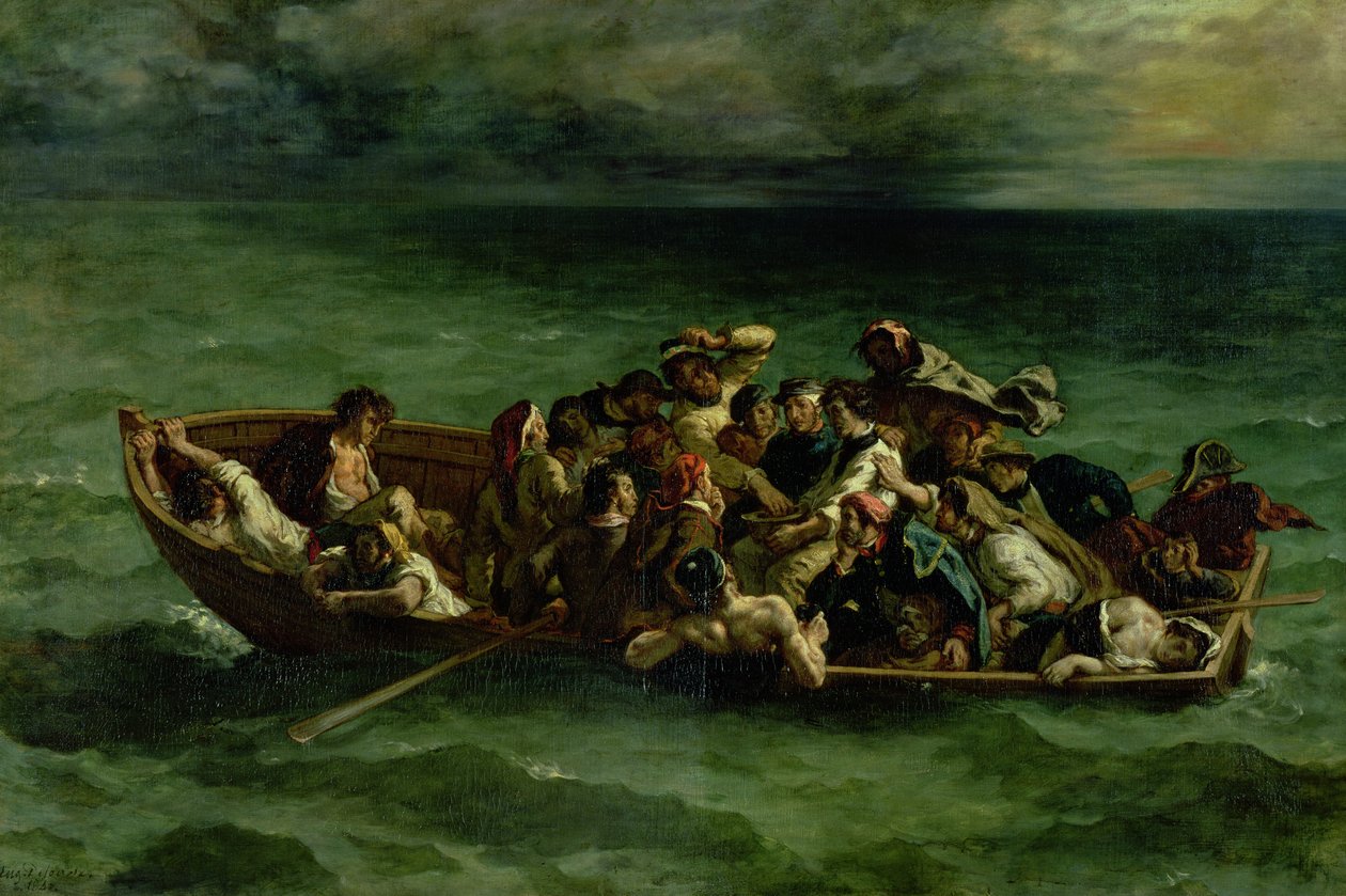 Le naufrage de Don Juan - Ferdinand Victor Eugene Delacroix