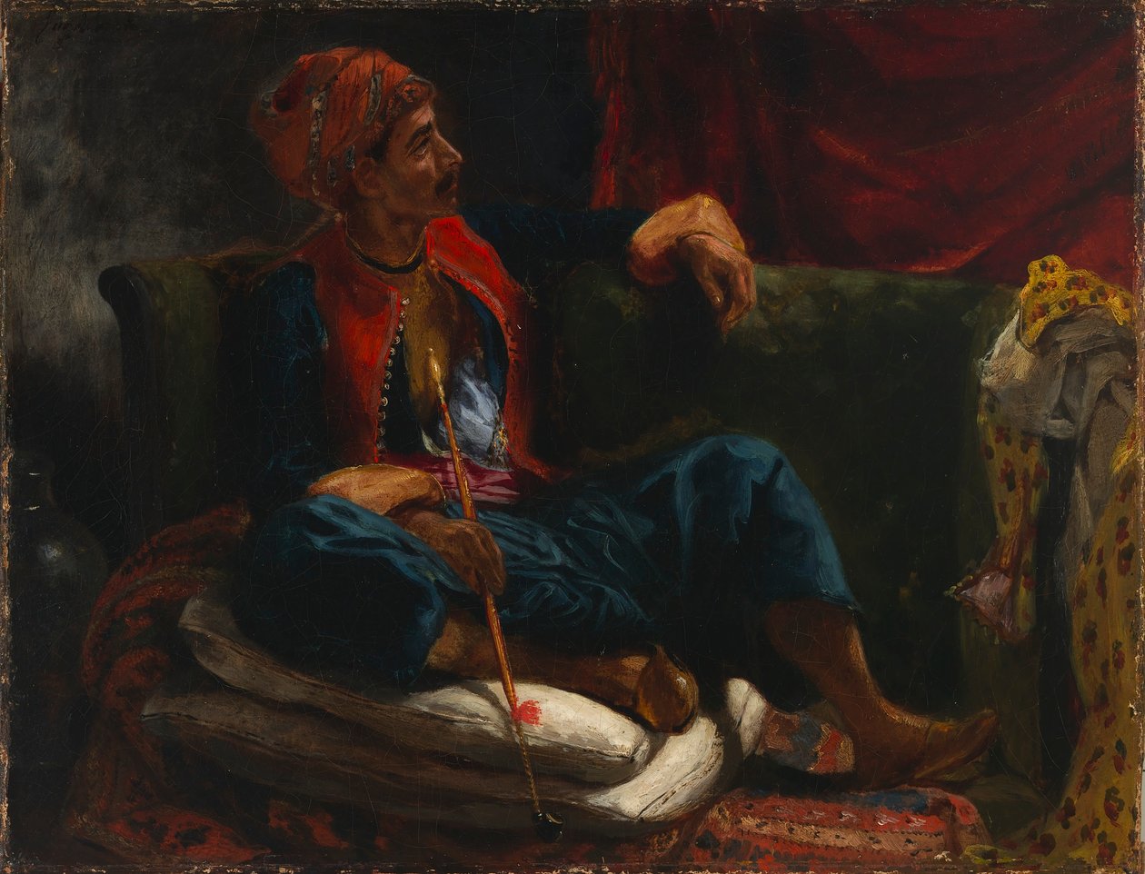 Le fumoir - Ferdinand Victor Eugene Delacroix