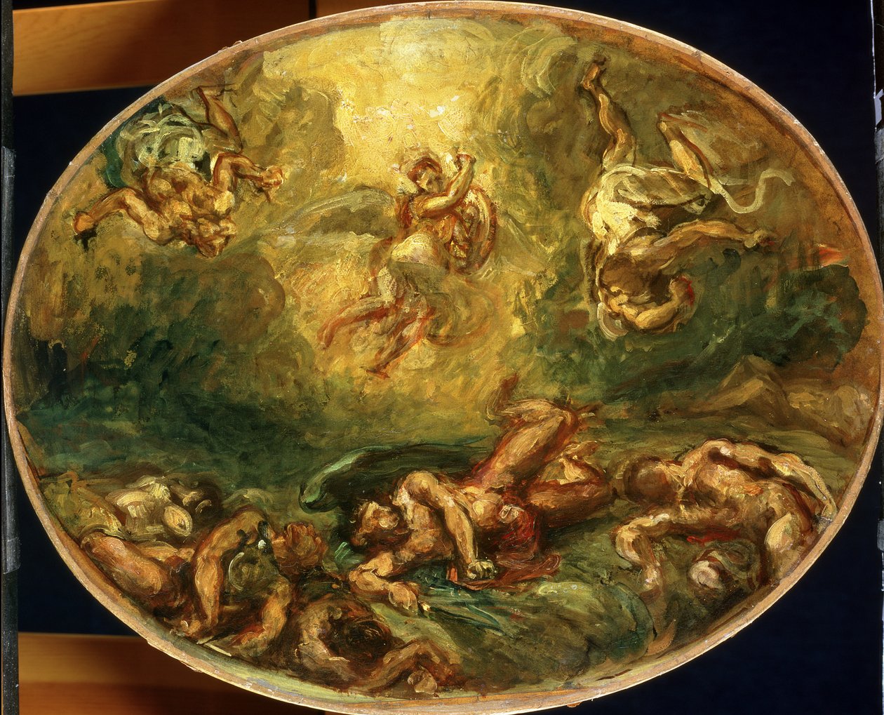 Triomphe de Saint Michel - Ferdinand Victor Eugene Delacroix