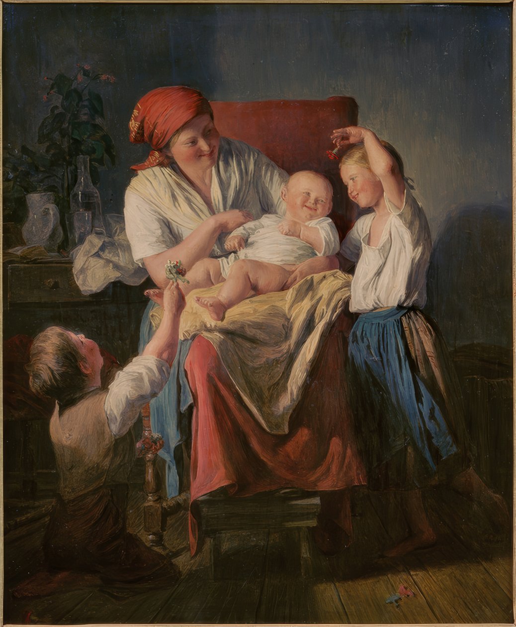 Bonheur maternel - Ferdinand Waldmüller