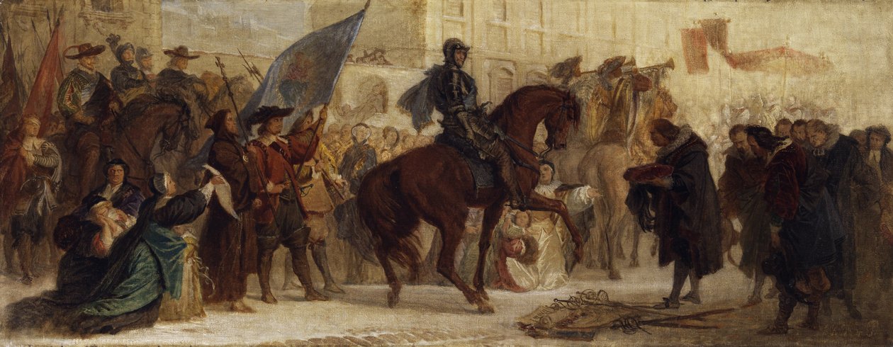 Entrée de Maximilien Ier à Prague après la victoire sur la Montagne Blanche en 1620 - Ferdinand von Piloty