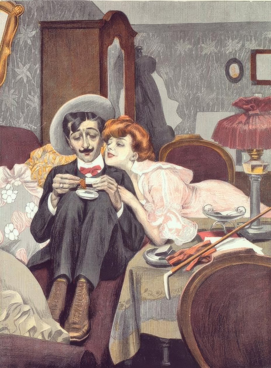 Le marquis en Allemagne. / Tu as i - Ferdinand von Reznicek
