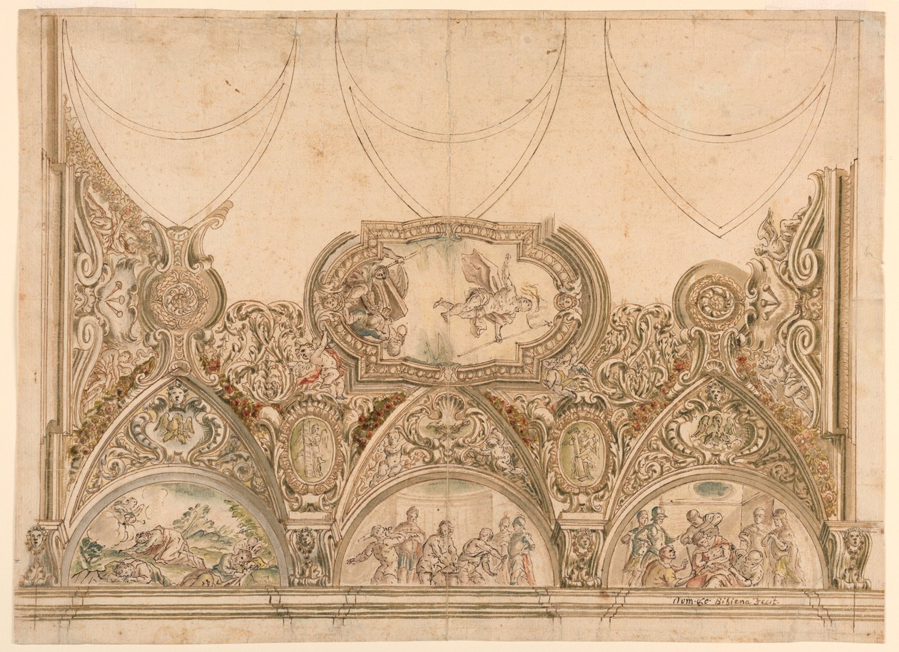 Conception pour la décoration du plafond d