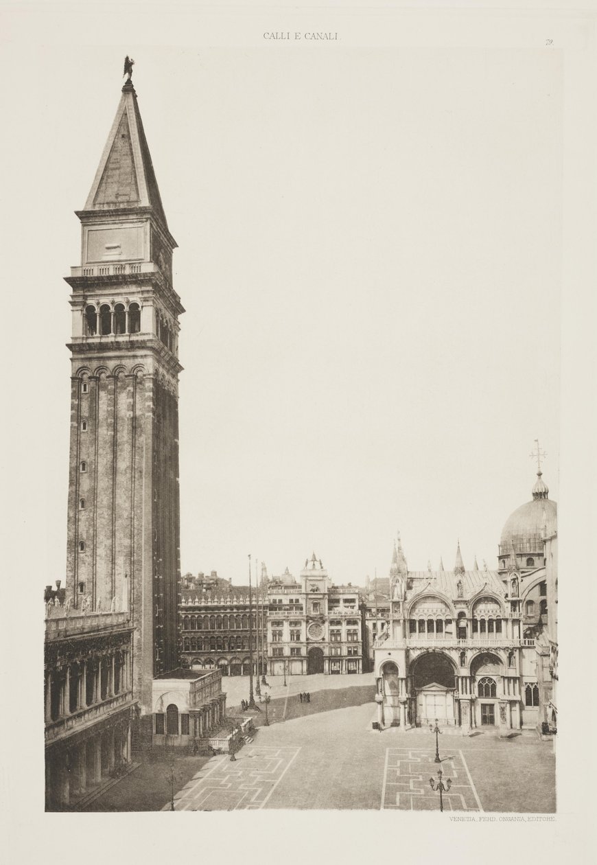 Campanile de la basilique Saint-Marc - Ferdinando Ongania