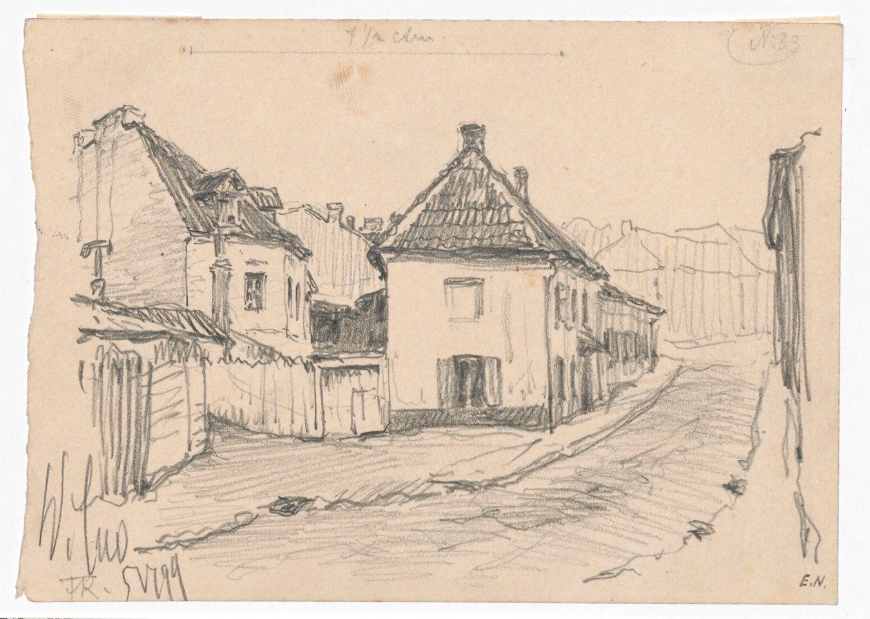 Ruelle des tanneurs à Vilnius - Ferdynand Ruszczyc