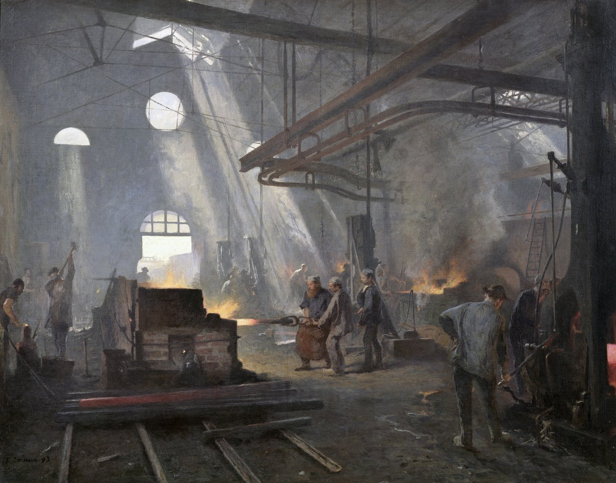 Une Forge, 1893 - Fernand Cormon
