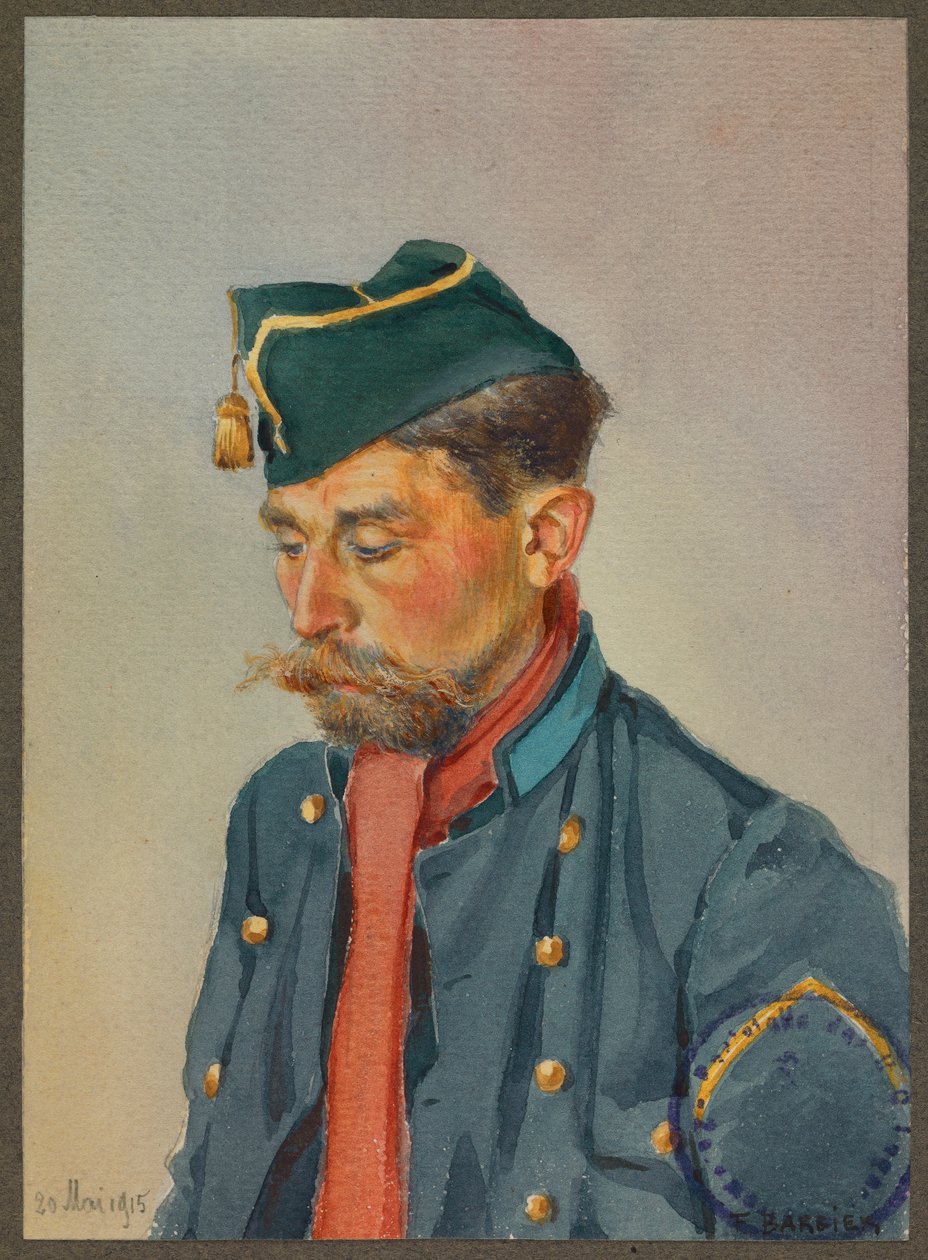 Un lancier belge, Gustrow - Fernand Barbier