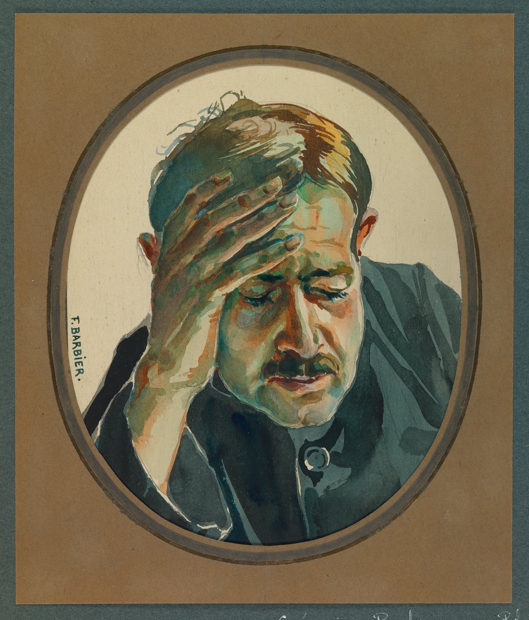 Grégoire , professeur de philosophie au Lycée de Bordeaux, Gustrow - Fernand Barbier