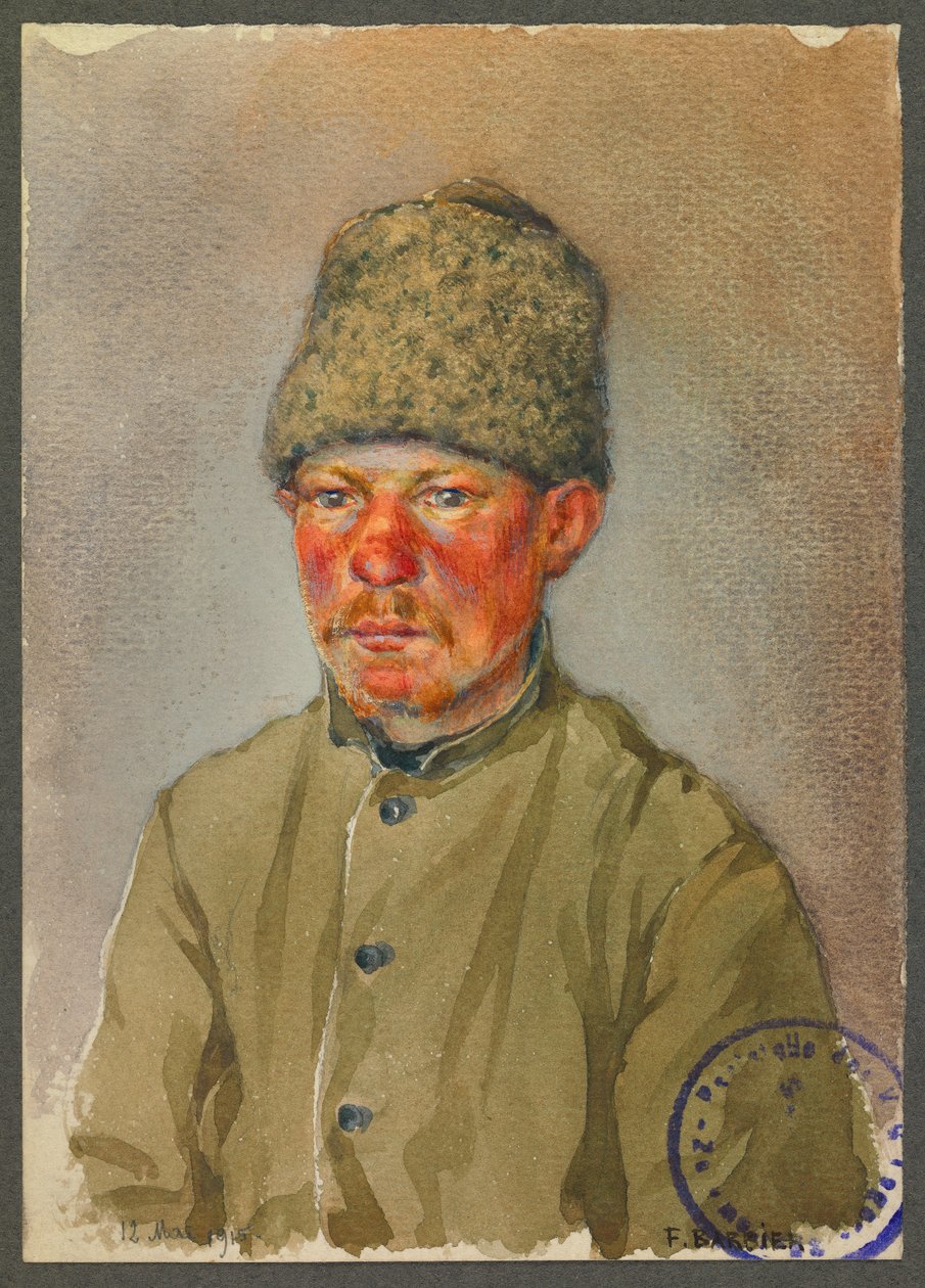 Soldat russe, Gustrow - Fernand Barbier