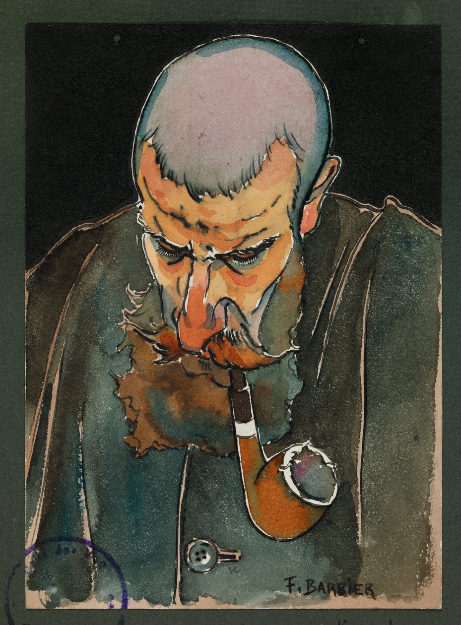 Sergent Lavissiere servant la messe, Gustrow - Fernand Barbier