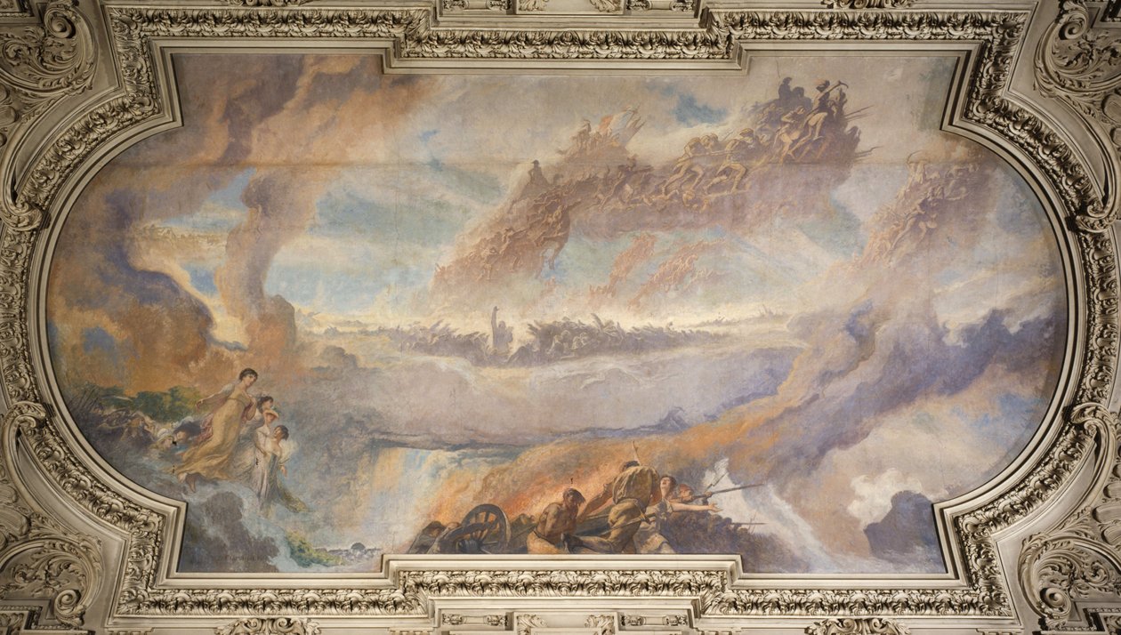 La Révolution française (plafond central), entre 1906 et 1911 - Fernand Cormon