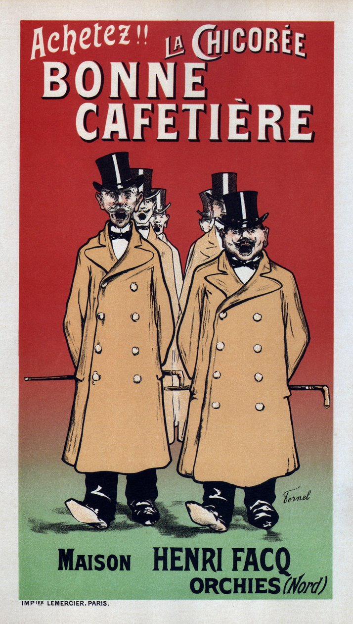 Affiche La Chicorée Bonne Cafetière, 1899 - Fernand Fernel