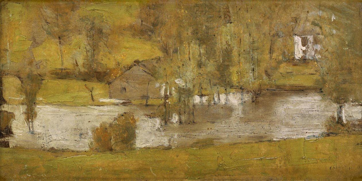 La Crue, 1881 - Fernand Khnopff