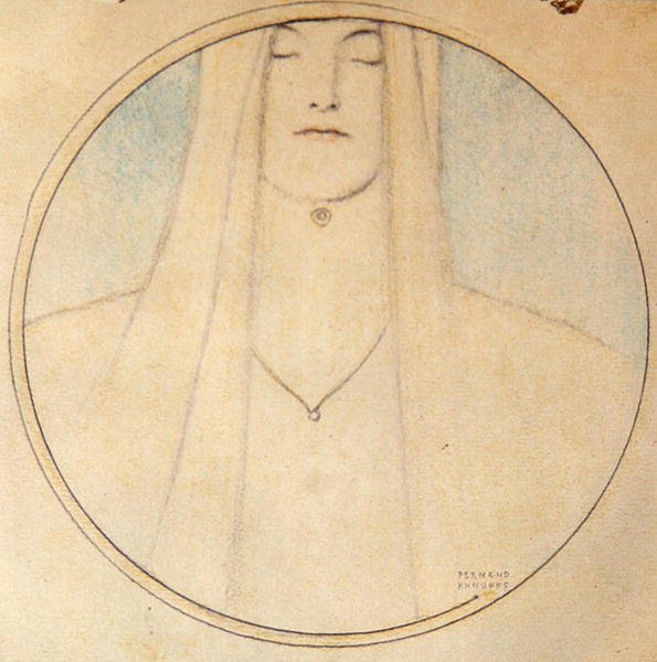 Tête de femme - Fernand Khnopff