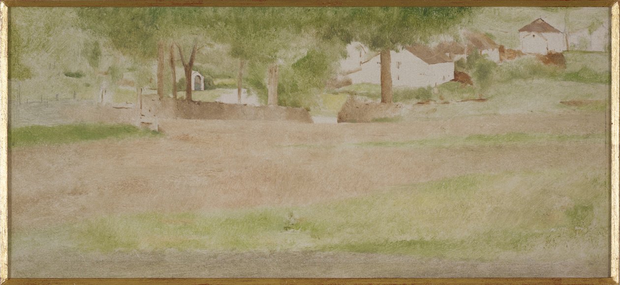 Paysage avec pont à Fosset - Fernand Khnopff