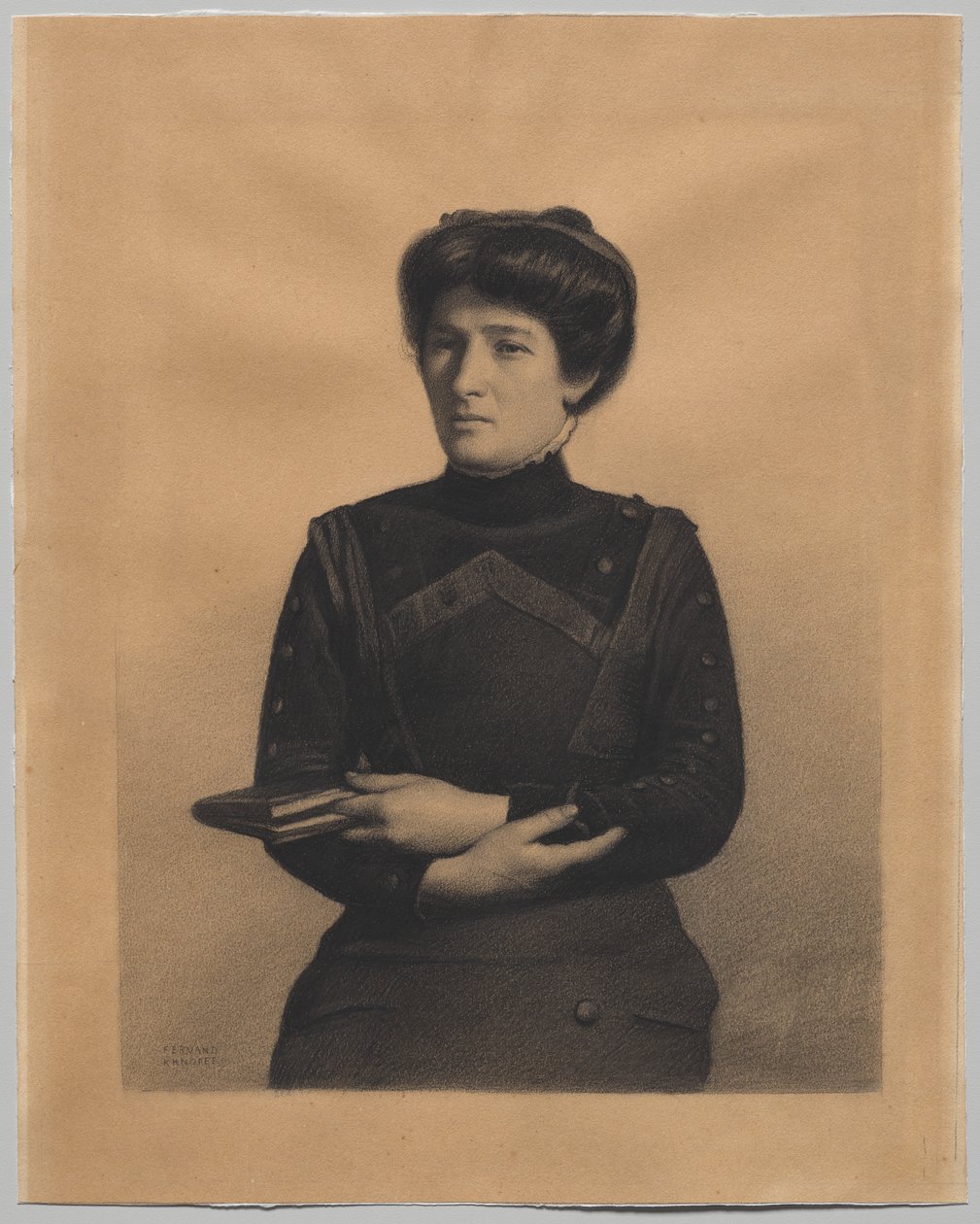 Portrait de Madame Jules Ricard, née Augustine Bulteau - Fernand Khnopff