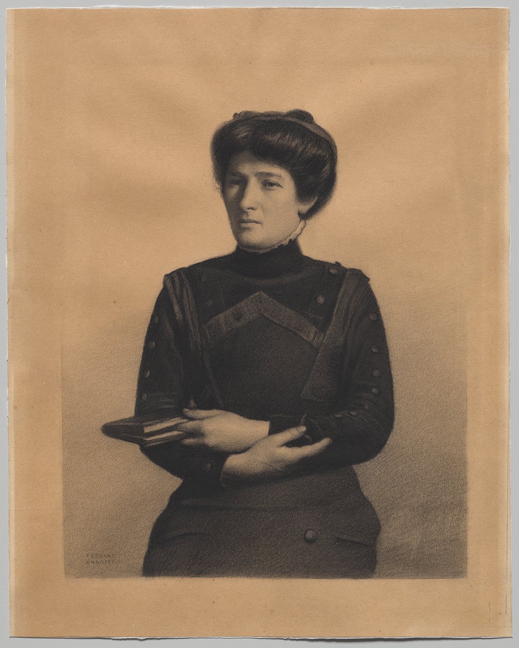 Portrait de Madame Jules Ricard, née Augustine Bulteau - Fernand Khnopff
