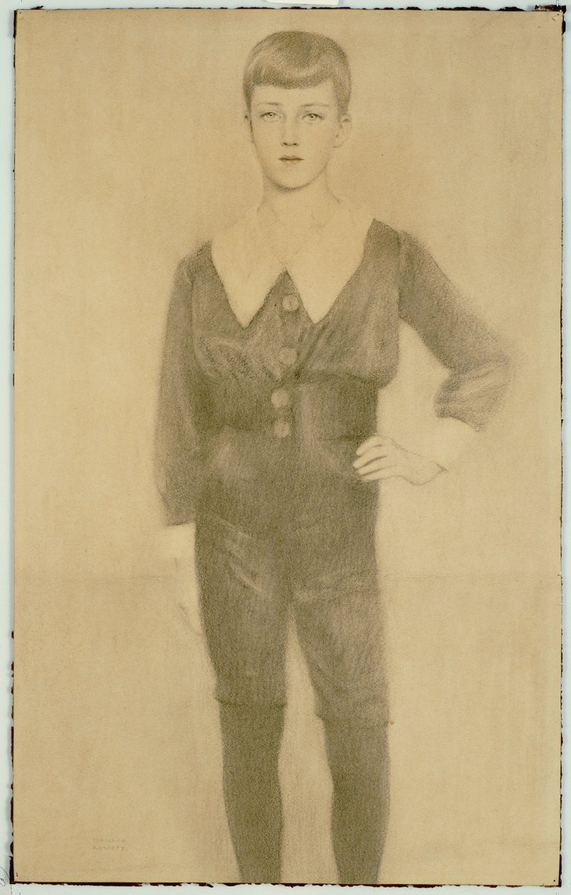 Prince Léopold de Belgique, Duc de Brabant, 1913 - Fernand Khnopff