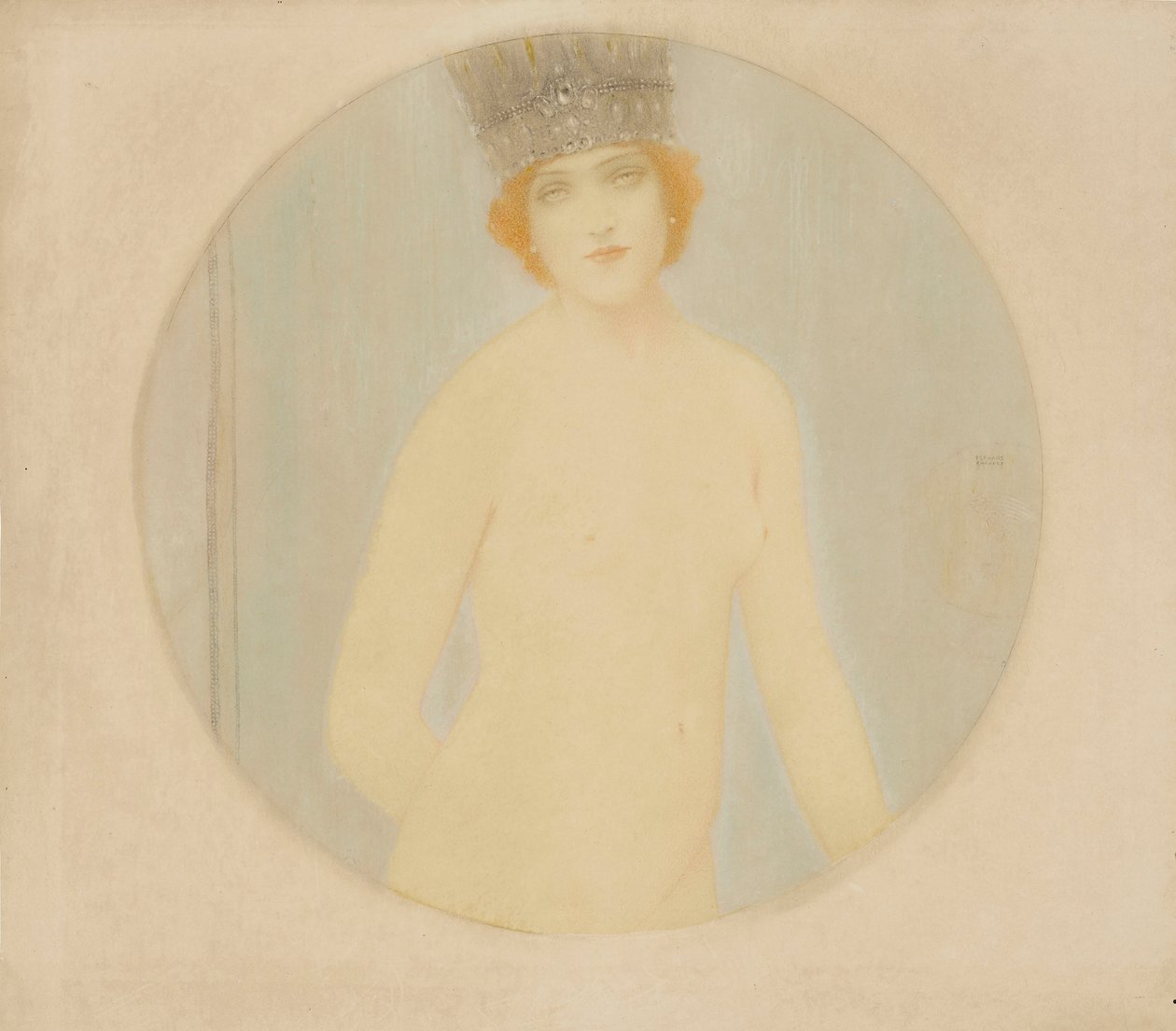 Reine nue, vers 1910 - Fernand Khnopff