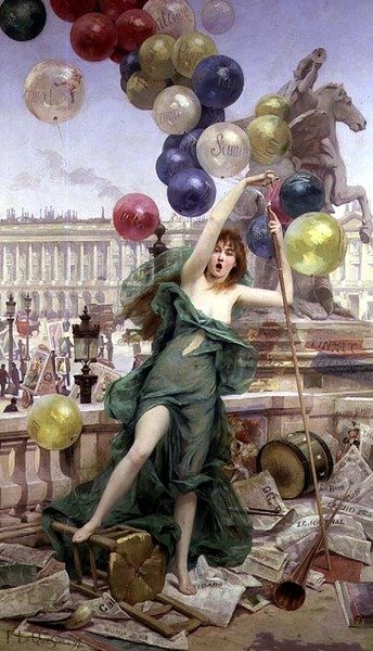 La Fille au Ballon - Fernand Le Quesne