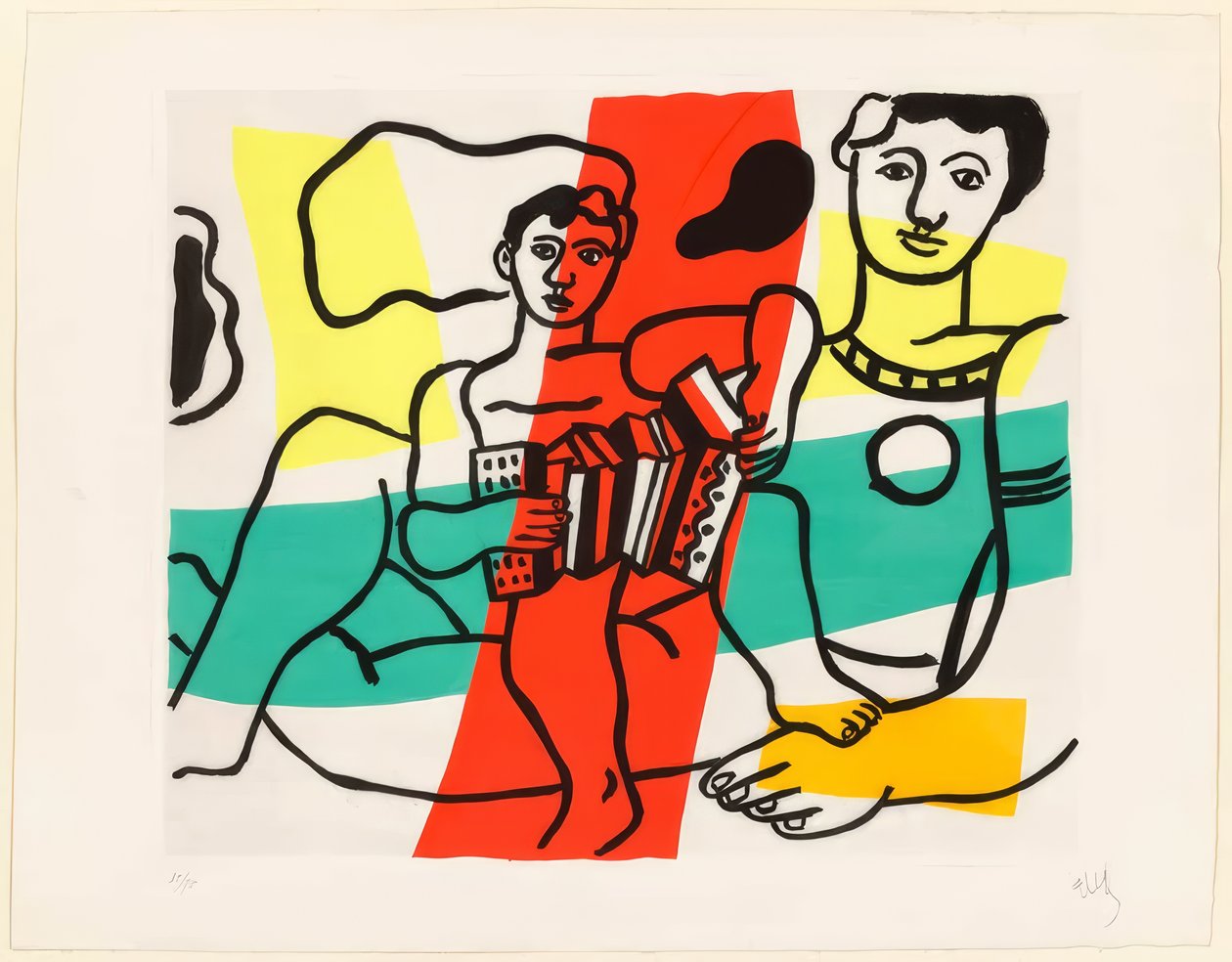 Accordéoniste - Fernand Leger