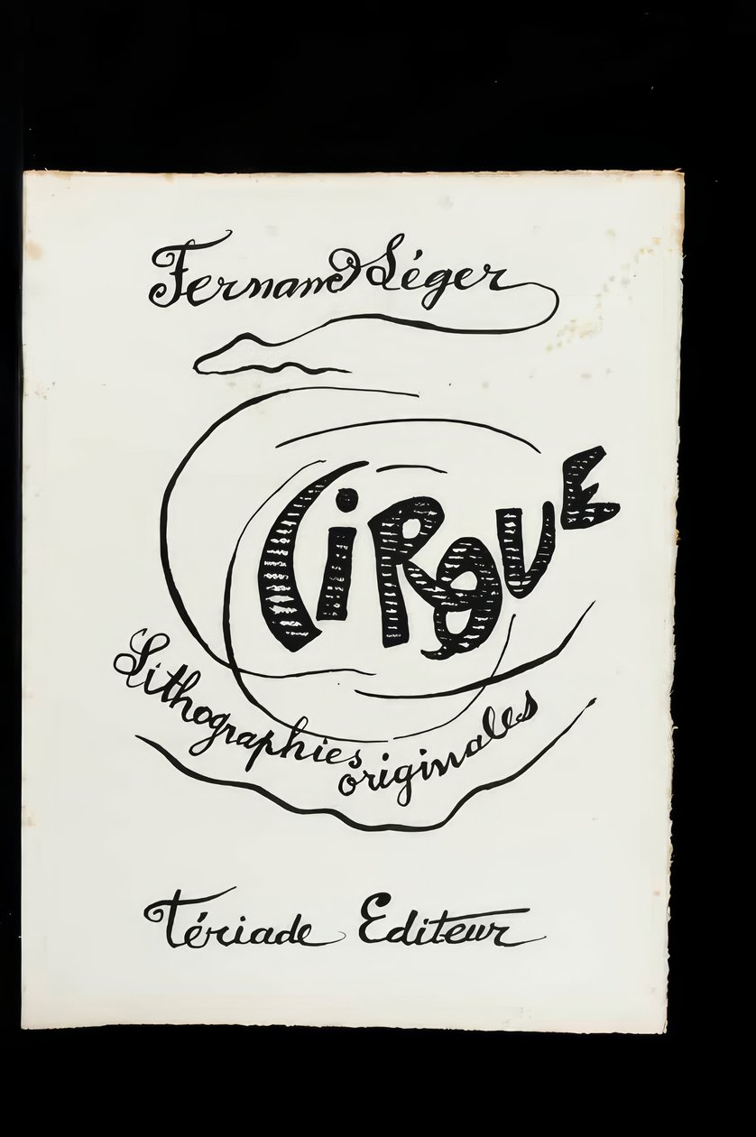 Cirque, page de couverture - Fernand Leger