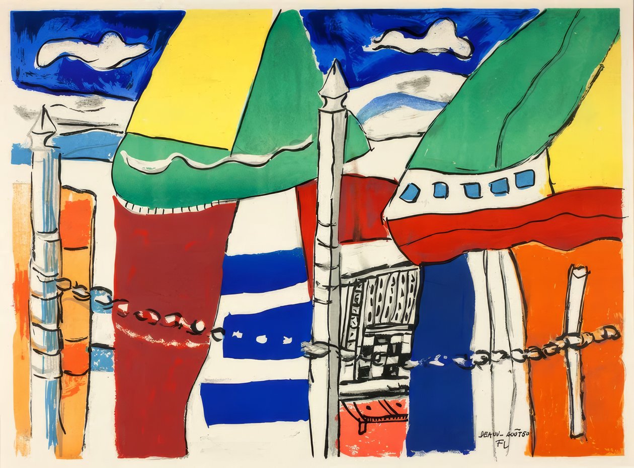 Deauville, août 1950 - Fernand Leger