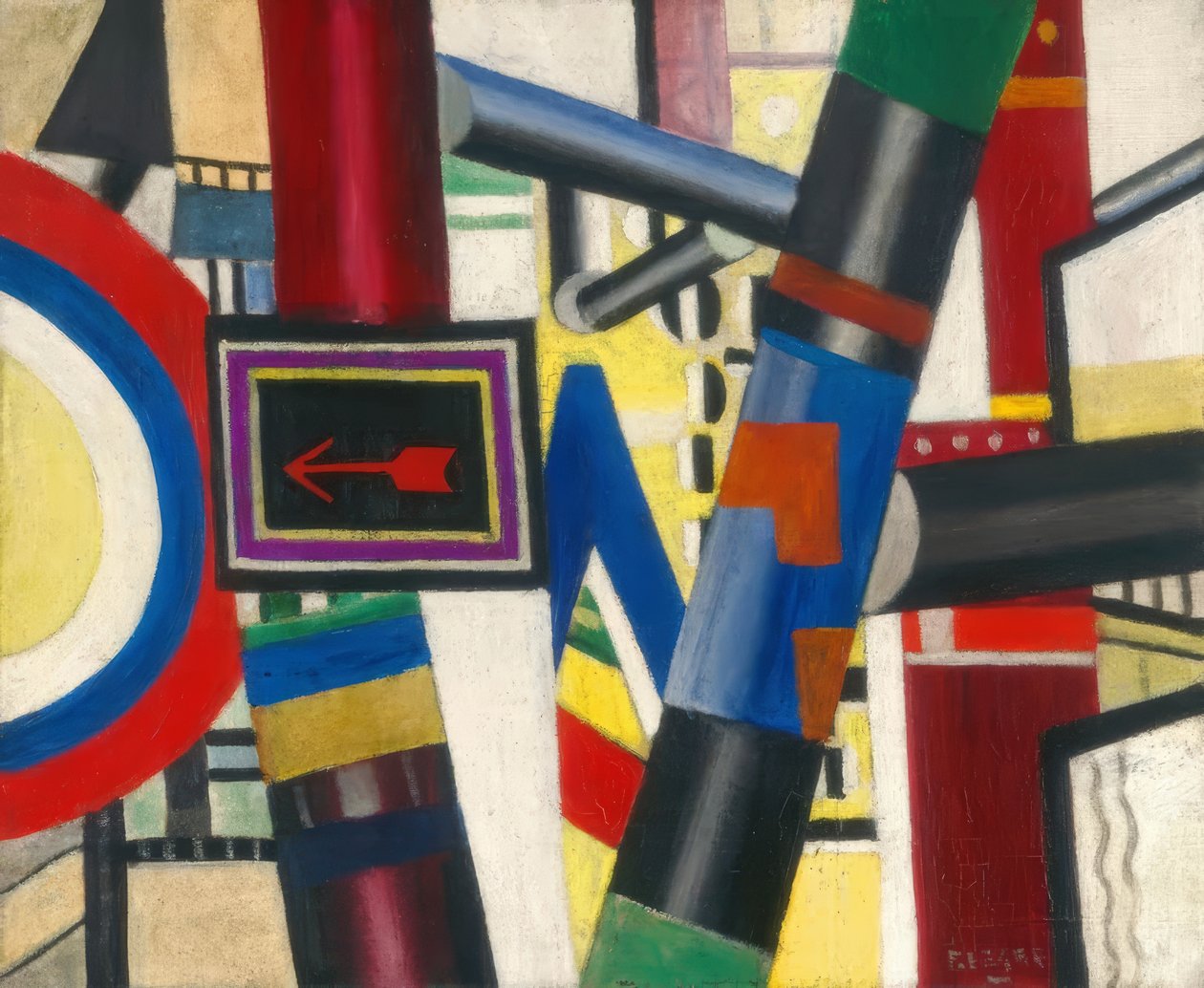 Le passage à niveau (croquis) - Fernand Leger
