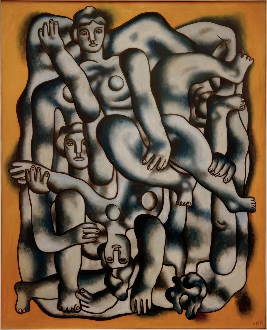 Les acrobates en gris - Fernand Leger