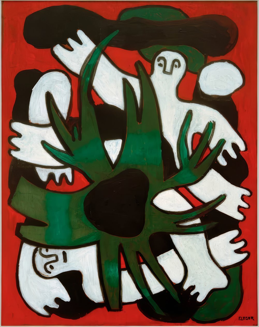 Les plongeurs rouges - Fernand Leger