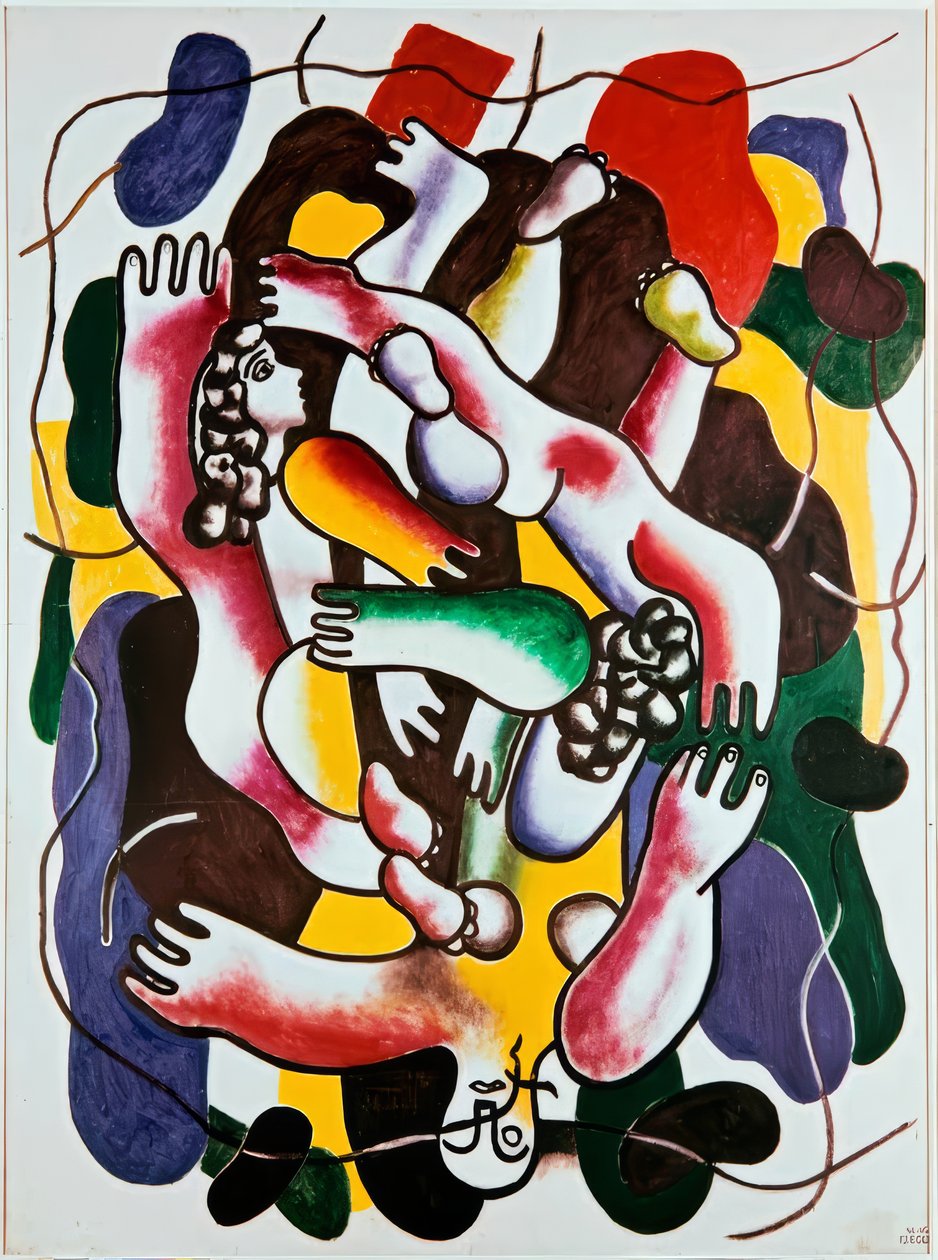 Les plongeurs multicolores - Fernand Leger