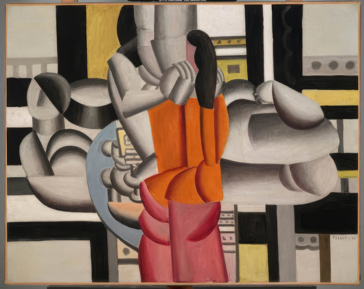 Trois femmes et nature morte (Déjeuner)  - Fernand Leger