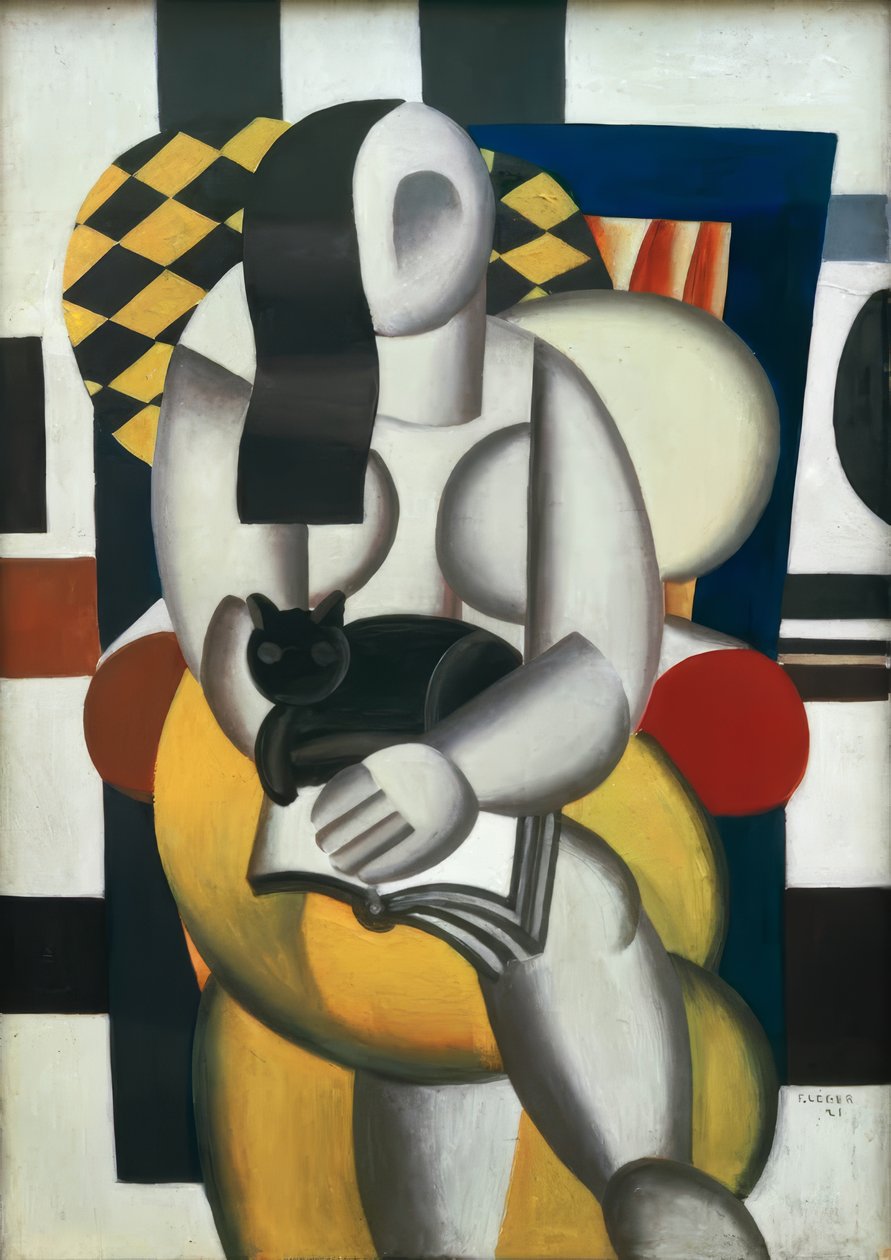 Femme avec chat - Fernand Leger