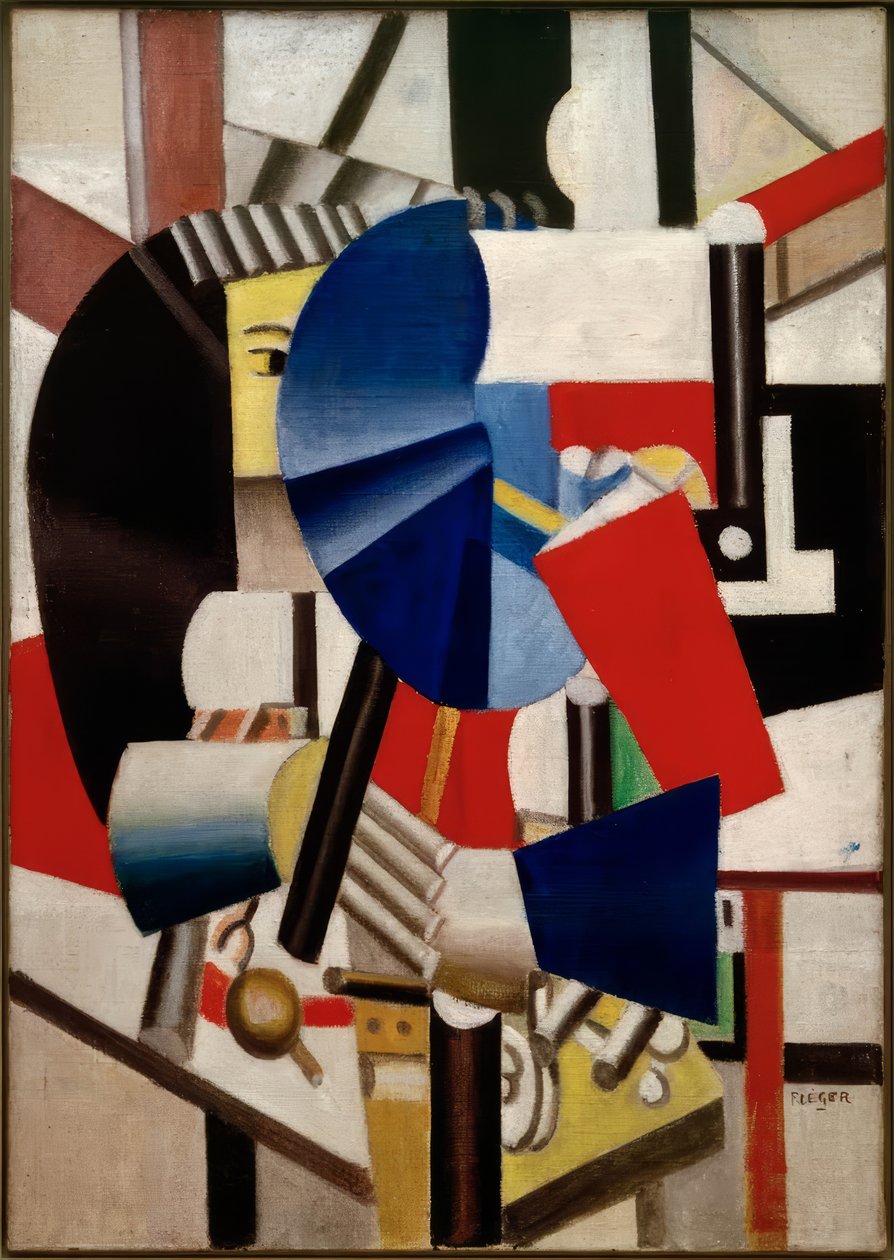 Femme avec miroir - Fernand Leger
